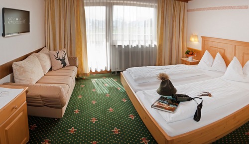 Habitación estándar con 1 cama doble o 2 individuales, vistas a la montaña