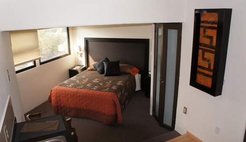Master suite with kitchenette, microwave and minibar