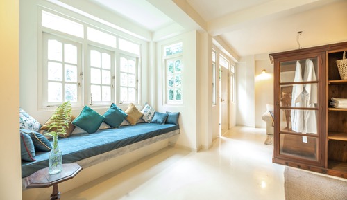 Suite junior, 1 cama de matrimonio grande, vistas al jardín (Dumas)