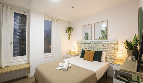 Habitación doble, 1 cama doble, baño compartido