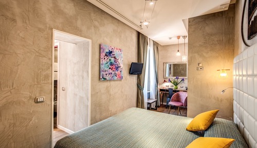 Habitación estándar con 1 cama doble o 2 individuales, terraza