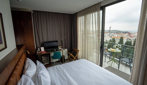 Suite superior, cocina, vistas al mar
