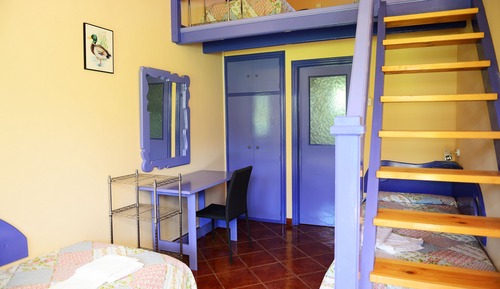 Habitación duplex con vistas al jardin