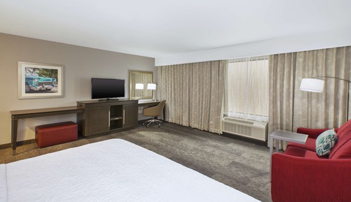 Habitación, 1 cama de matrimonio grande con sofá cama, no fumadores, frigorífico y microondas