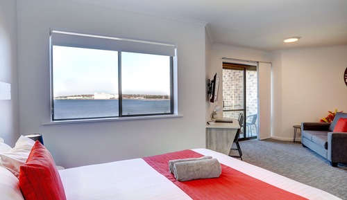 Estudio Confort, 1 cama de matrimonio grande, vistas al mar