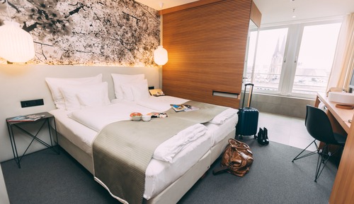 Habitación, 1 cama de matrimonio, vistas a la ciudad