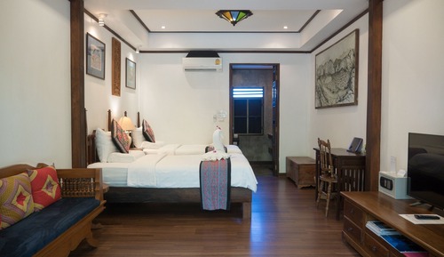 Habitación estándar con 1 cama doble o 2 individuales, 2 camas individuales