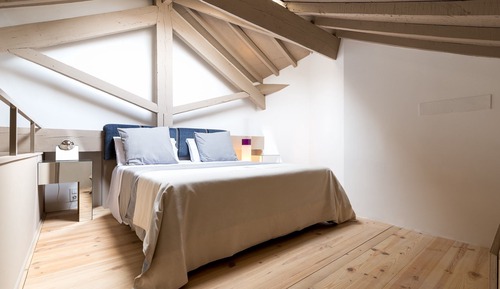 Estudio de diseño, 1 cama de matrimonio