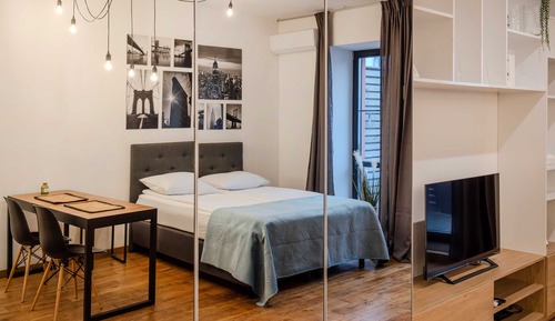 Suite estudio Deluxe, terraza, vistas al patio