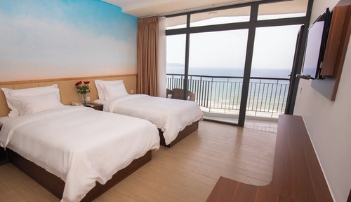 Habitación ejecutiva doble, balcón, vistas al mar