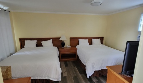 Habitación básica, 2 camas de matrimonio