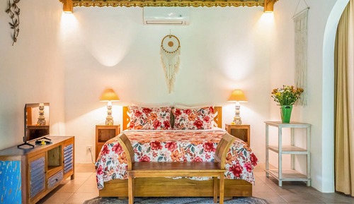 Casa de campo tradicional, 1 cama de matrimonio, vistas al jardín