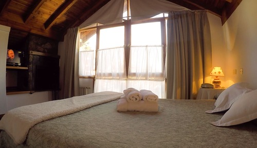 Habitación familiar, chimenea