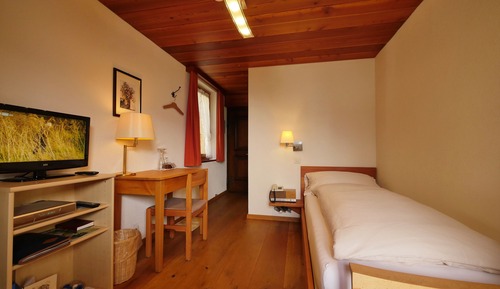 Habitación individual, balcón, vistas a la montaña