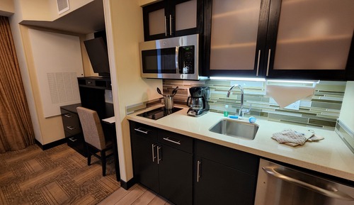 Suite estudio, cocina