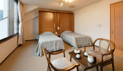 Habitación con 2 camas individuales, no fumadores, vistas al lago