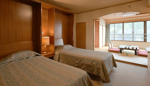 Habitación con 2 camas individuales, accesible para personas con discapacidad, no fumadores