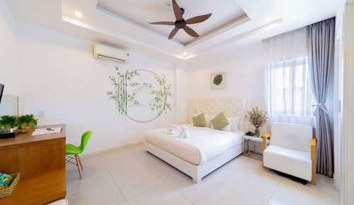 Habitación Deluxe doble, bañera, vistas a la ciudad