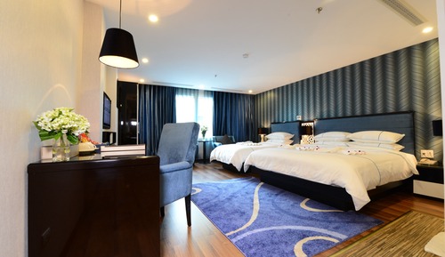 Habitación familiar, vistas a la ciudad