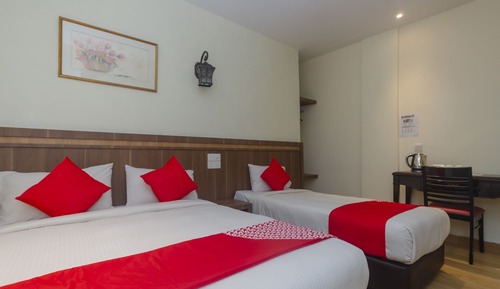 Suite superior, varias camas
