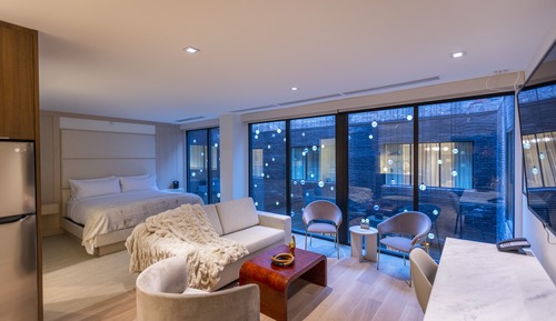 Habitación Premium, 1 cama de matrimonio grande, cocina básica