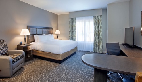 Suite estudio, 1 cama de matrimonio grande, no fumadores (Hearing, Roll-In Shower)