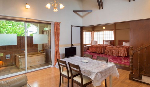 Habitación, fumadores (Cottage With Open-Air Bath, 7 Guests)
