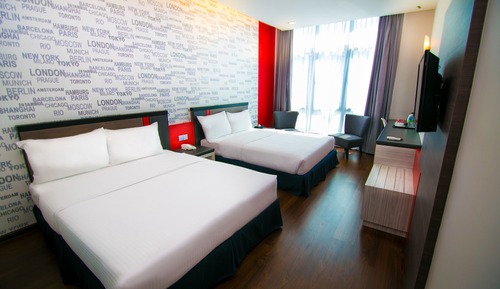 Habitación Premium doble, 2 camas de matrimonio