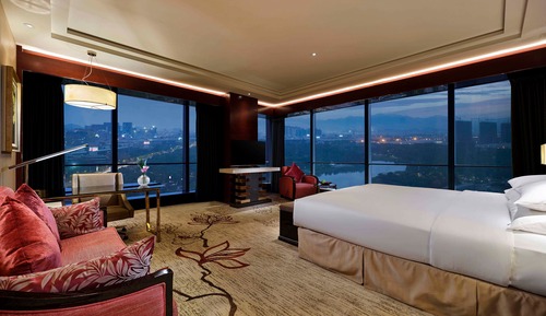 Habitación Business, 1 cama de matrimonio grande, bañera, vistas al jardín