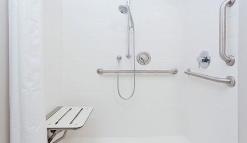 Suite, 1 cama de matrimonio grande, accesible para personas con discapacidad (Accessible Tub)