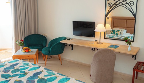 Habitación estándar doble, balcón, vistas al jardín