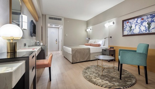 Habitación estándar, vistas parciales al mar