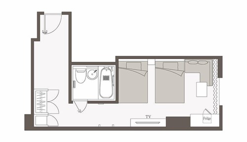 Habitación superior, no fumadores (2 beds)