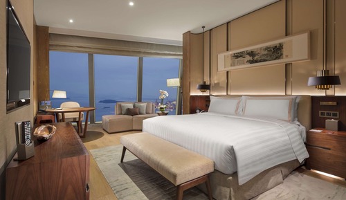 Habitación ejecutiva, 1 cama de matrimonio grande, vistas al mar