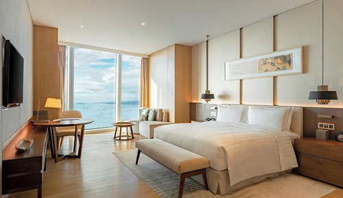 Habitación Deluxe, 1 cama de matrimonio grande, vistas al mar