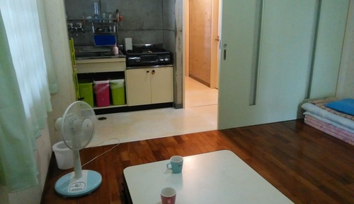 Habitación triple, no fumadores, cocina (1st Floor Private Bath,Toilet)