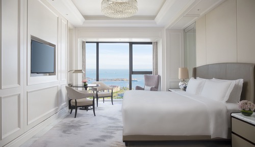 Habitación Deluxe, 1 cama de matrimonio grande, vistas al mar