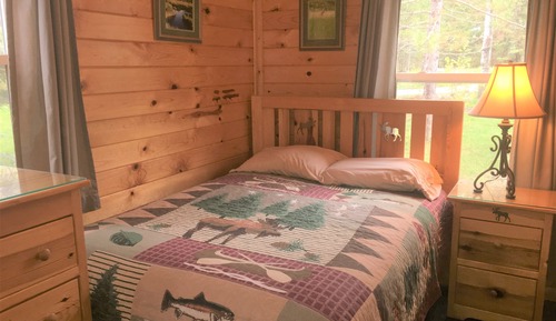 Cabaña, 2 habitaciones, junto al lago