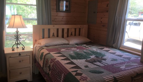 Cabaña, 2 habitaciones, junto al lago