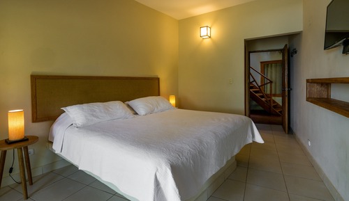 Habitación doble, 1 cama de matrimonio grande, terraza, vistas a la playa