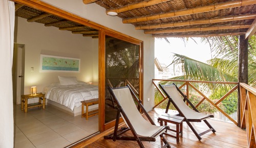 Habitación estándar doble, 1 cama de matrimonio, terraza, vistas al jardín
