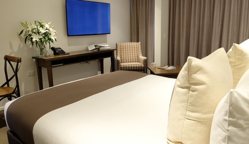 Estudio, 1 cama de matrimonio grande