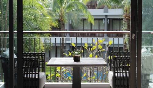Habitación, 2 camas dobles, no fumadores, vistas al jardín (Balcony)