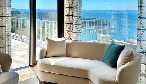 Suite de lujo, 2 habitaciones, balcón, vistas al mar