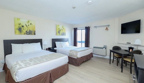 Habitación estándar, 2 camas de matrimonio, planta baja