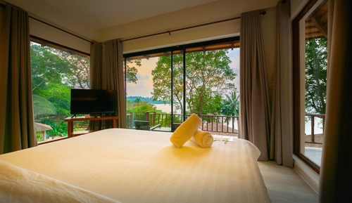 Villa Deluxe, 1 cama doble, vistas al mar