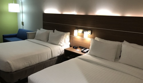Suite, 2 camas de matrimonio, accesible para personas con discapacidad (Mobility Tub)