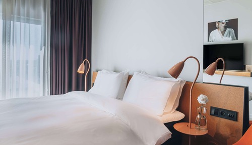 Habitación, 1 cama de matrimonio, vistas a la ciudad