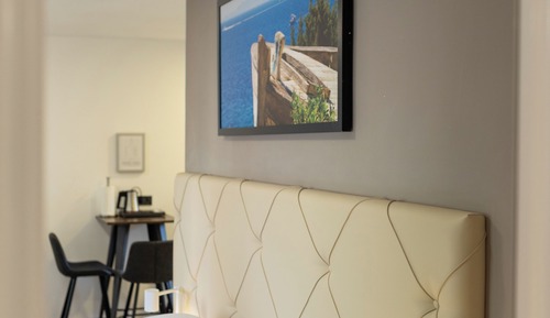 Suite estudio, balcón, vistas al patio