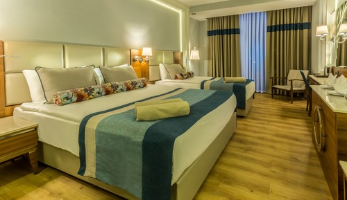 Habitación estándar con 2 camas individuales, vistas a la montaña